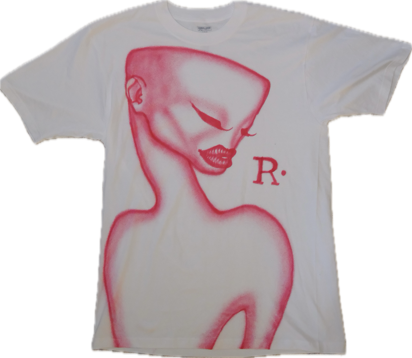 red 1 of 1 airbrushed t-shirt XL short sleeve