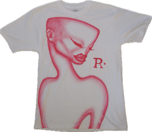 red 1 of 1 airbrushed t-shirt XL short sleeve