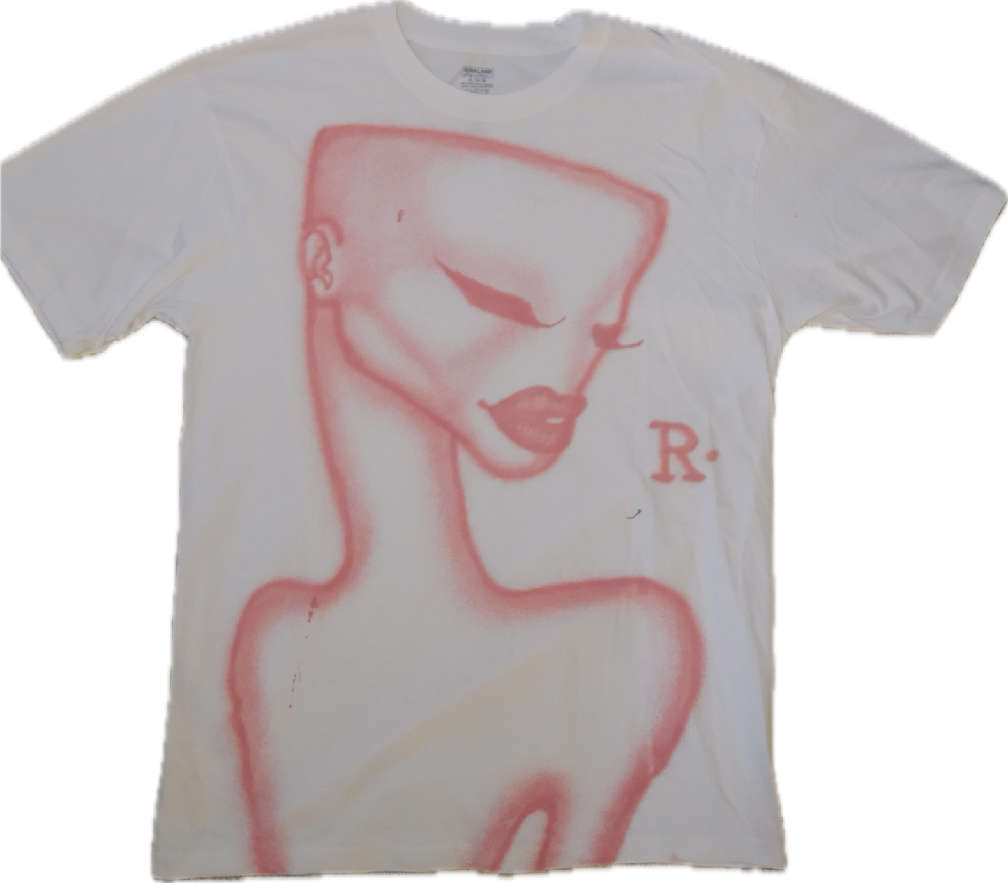 pink 1 of 1 airbrushed t-shirt XL short sleeve